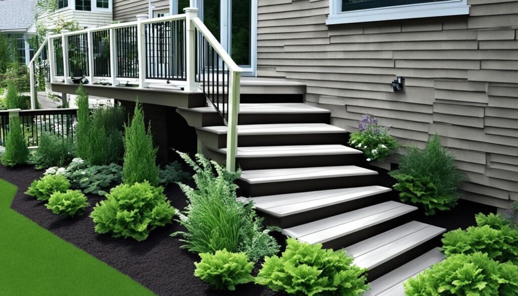 Deck Stair Safety Features