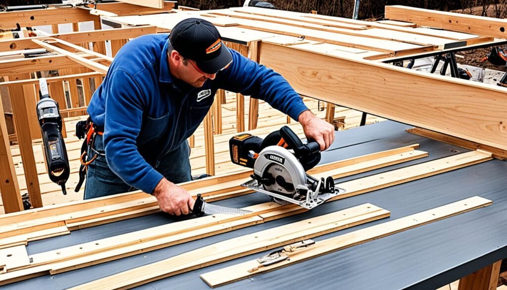 Efficient Tool Usage for Deck Framing