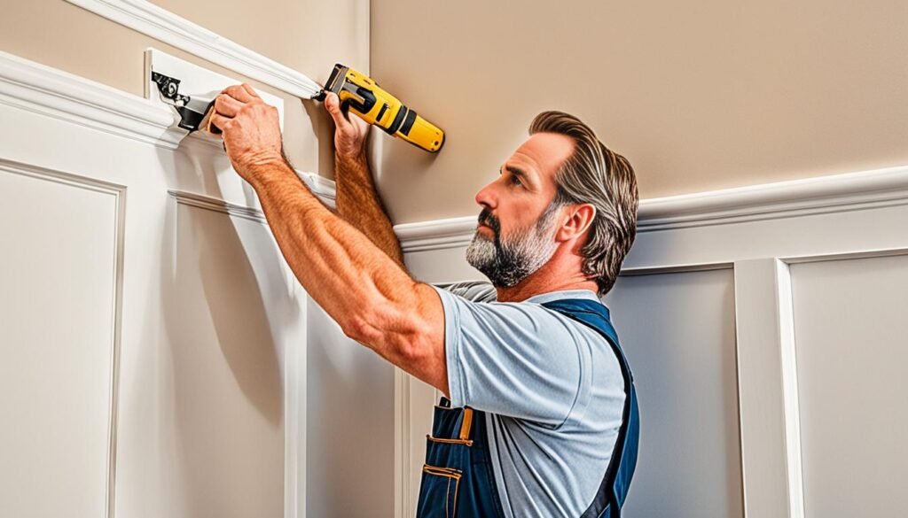 wainscoting installation