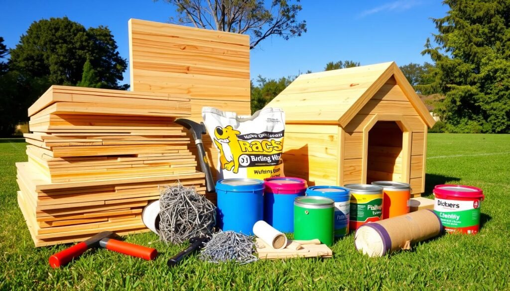 dog house construction materials